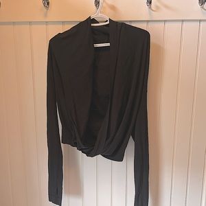 Lululemon Oasis Wrap, Blk size 4